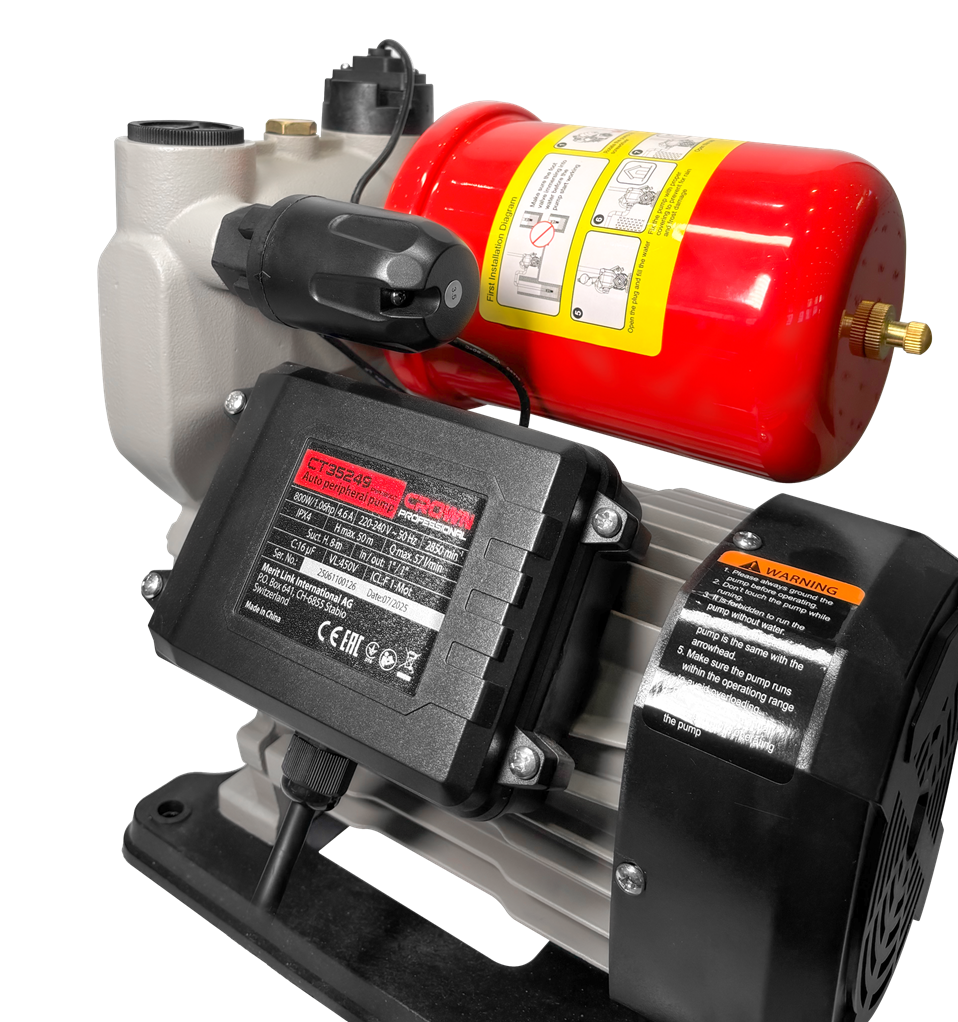 Насос автоматический самовсасывающий CROWN CT35249 (PW750Z)
