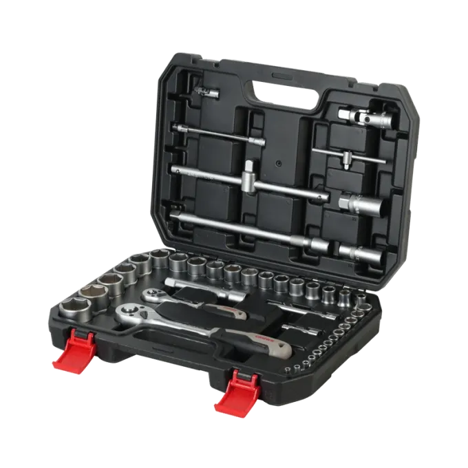 Набор головок 44 шт. 1/4" и 1/2" CROWN CPHSW-XB44