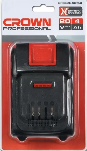 Аккумулятор CROWN CAB204015XE CB, Li-Ion, 20В, 4Ач, 0.68кг