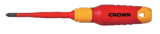 Отвертка электрика Pozidriv PZ2x100 CROWN CPHED-APZ210