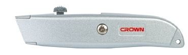 Нож выдвижной трапециевидные лезвия CROWN CPHKN-RTB6