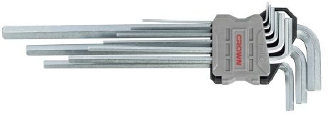 Набор удлиненных шестигранных ключей (9 шт.) CROWN CPHOK-HMCX09