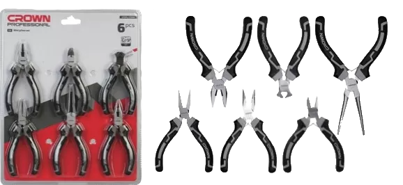Набор щипцов мини 6шт. CROWN CPHPL-CPXB6