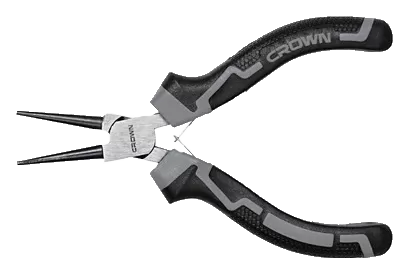 Круглогубцы мини 4.5"  CROWN CPHPM-RNBH4