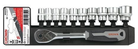 Набор насадок 1/4" 11шт. CROWN CPHSW-RXA14