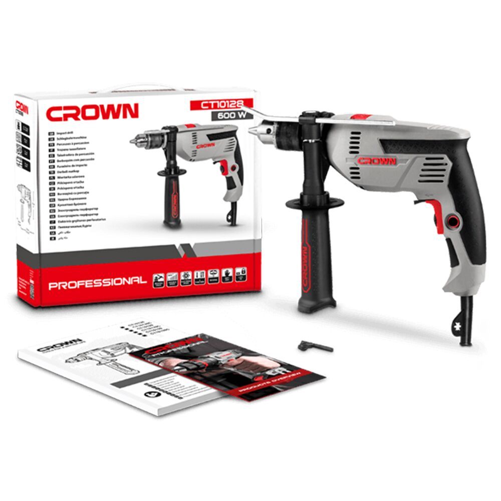Дрель ударная CROWN CT10129