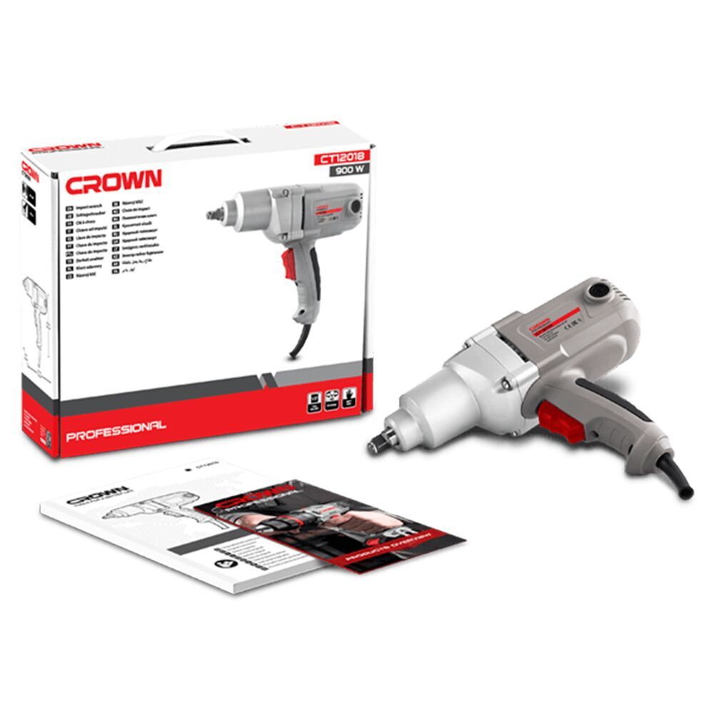Гайковерт ударный CROWN CT12018