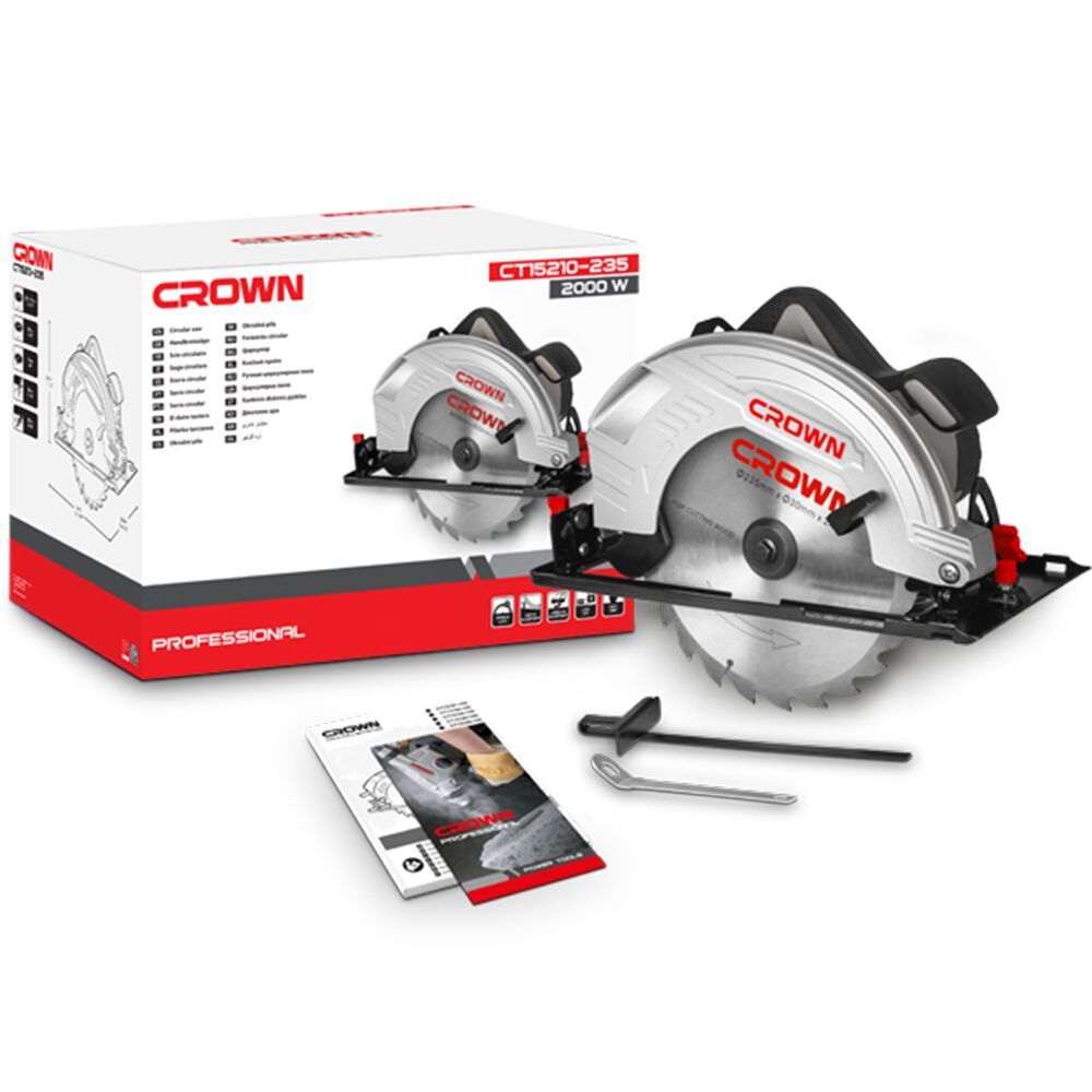 Пила дисковая CT15210-235 CROWN