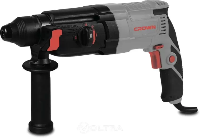 Перфоратор SDS+ (кейс) CROWN CT18211 BMC (Акция23) с аксессуарами