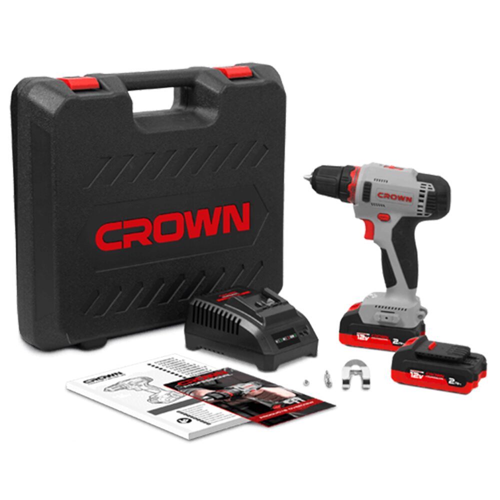 Шуруповерт аккумуляторный CROWN CT21081H-2 BMC CROWN