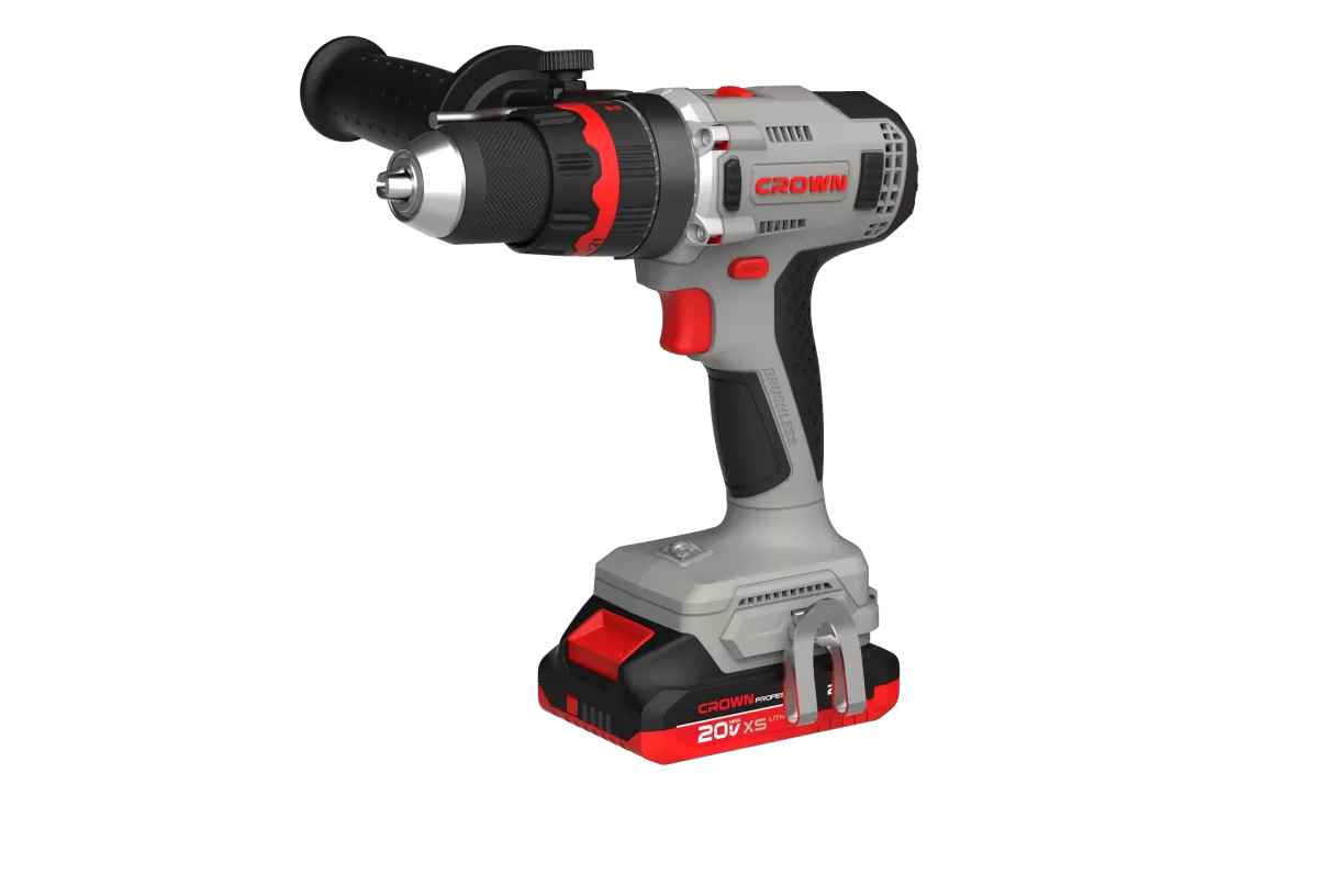 Дрель-шуруповерт ударный аккумуляторный CROWN CT21093XMS-4BMC