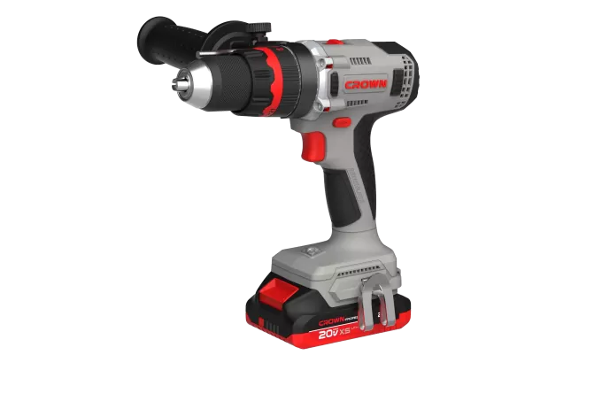 Дрель-шуруповерт ударный аккумуляторный CROWN CT21093XMS-4BMC