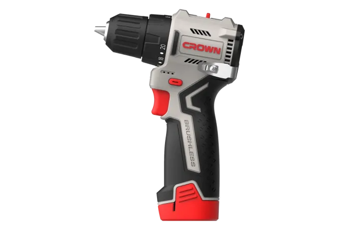 Дрель-шуруповерт аккумуляторный CROWN CT21129HX-2 BMC