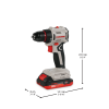 Дрель-шуруповерт аккумуляторный CROWN CT21131XMS-2 BMC