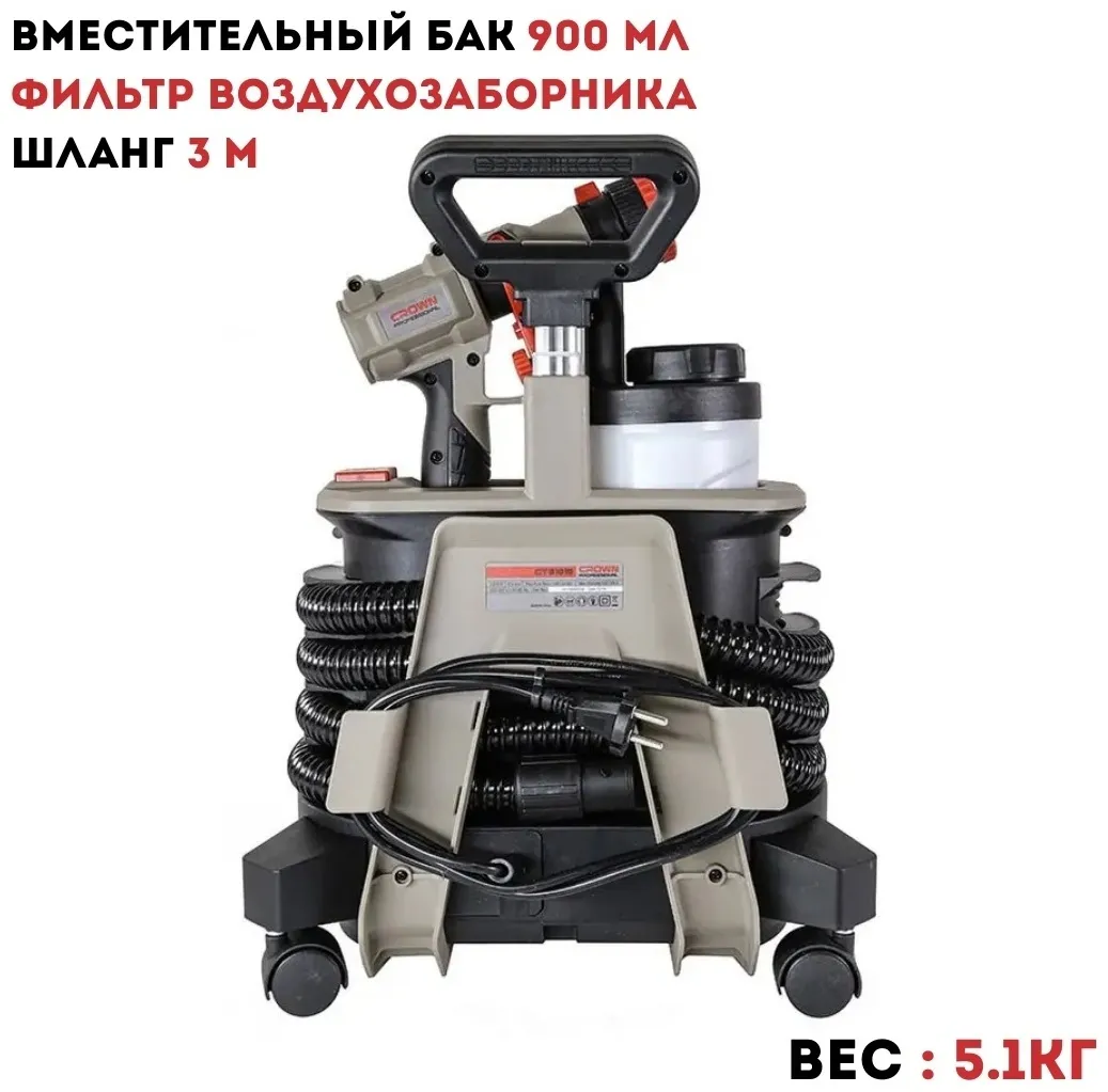 Краскопульт CROWN CT31015