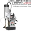 Дрель для мокрого алмазного сверления CROWN CT32041 (Магнитный сверильный станок)