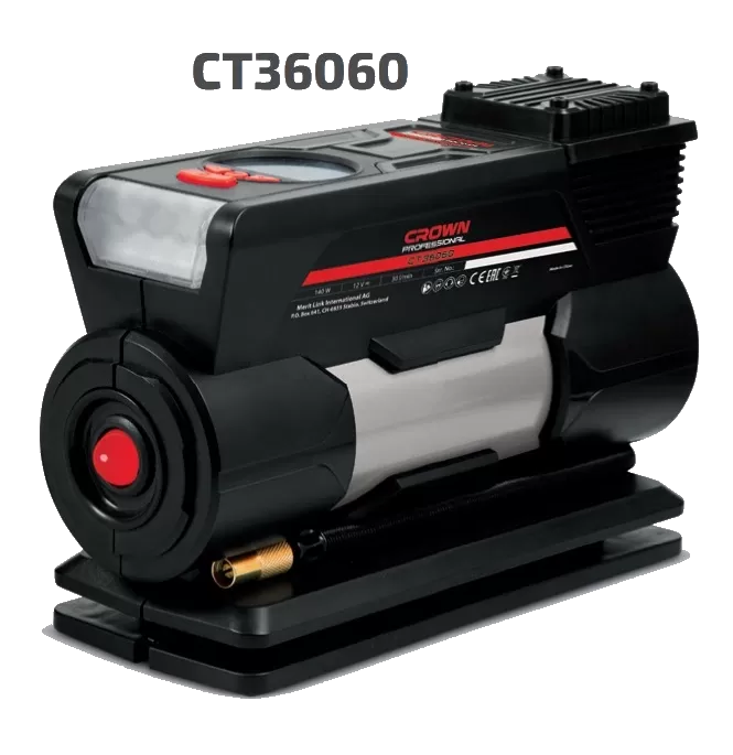 Автомобильный воздушный компрессор CROWN CT36060