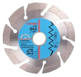 Диск отрезной алмазный сегментный (10) D125x22,2мм CROWN CTDDP0021