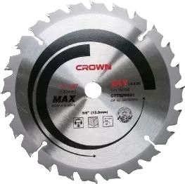 Диск пильный по дереву D254*25.4*80T CROWN CTTSP0009A