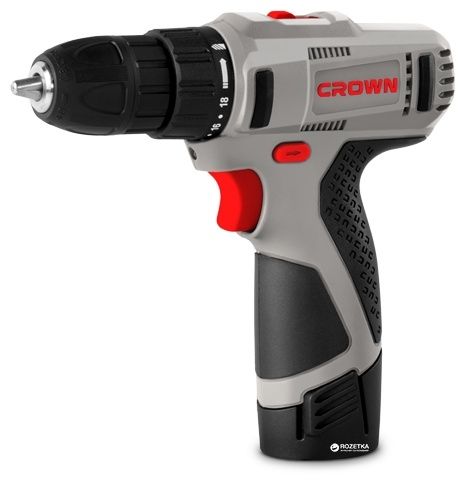 Дрель-шуруповерт аккумуляторный CROWN CT21053L(А)+футболка