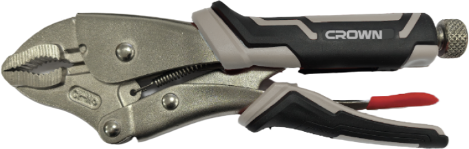 Клещи зажимные с фиксирующим захватом CROWN CPHPL-GSC07
