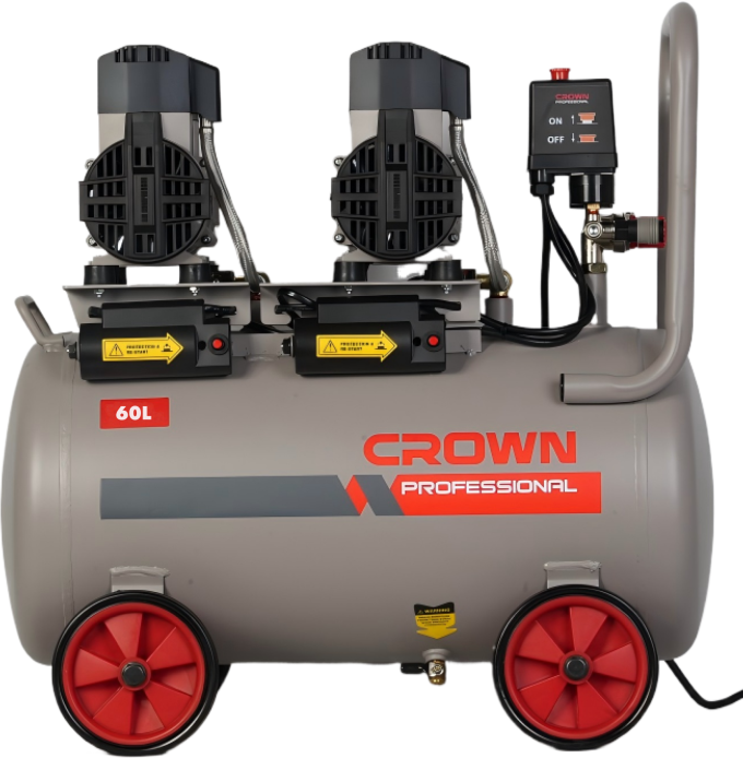 Компрессор безмасляный CROWN CT36152