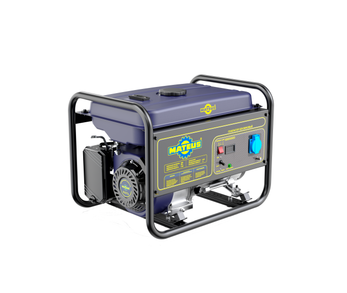 Генератор бензиновый  Mateus MS01133 (G1300) 1kW