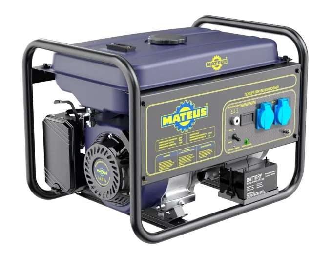 Генератор бензиновый  Mateus MS01136 (G4000E) 3kW